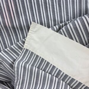 By Design Twin Bed Sheet Set wPillowcase 3 pc Black Stripes Smooth Touch Percale